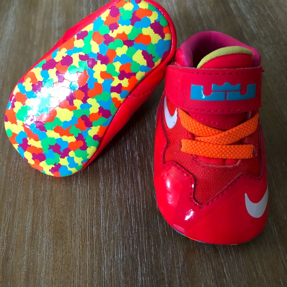 Lebron Fruity Pebble Crib Shoe